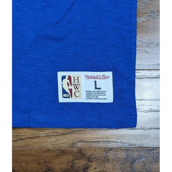 NBA Philadelphia 76ers Mitchell & Ness Sixers Hardwood Classic Shirt Size Large - Picture 4 of 8